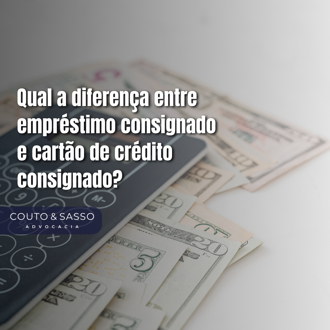 Qual a diferença entre empréstimo consignado e cartão de crédito consignado?